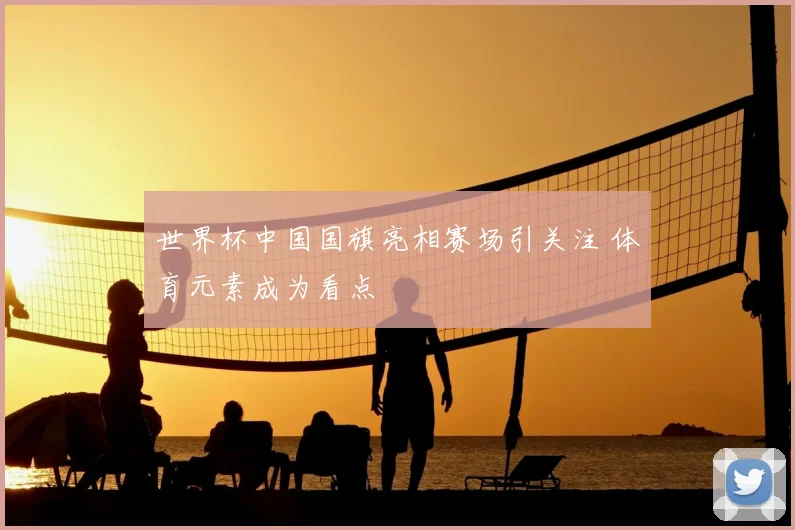 世界杯中国国旗亮相赛场引关注 体育元素成为看点