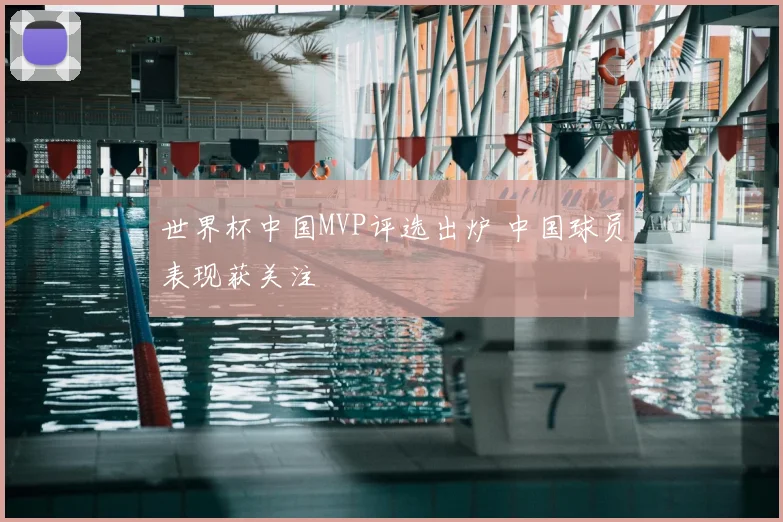 世界杯中国MVP评选出炉 中国球员表现获关注