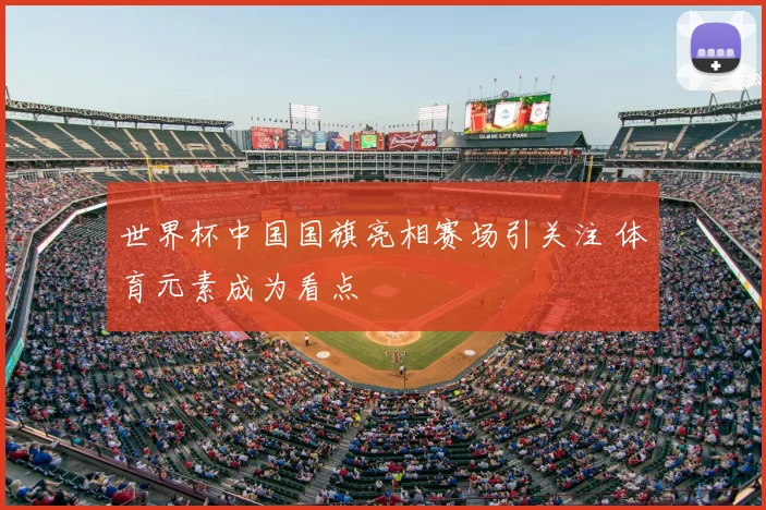 世界杯中国国旗亮相赛场引关注 体育元素成为看点